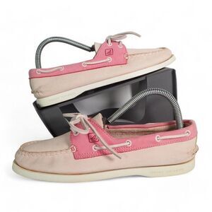 Sperry Top-Sider 2 Eye‎ Leather Boat Shoes Blush Pink / Pink 9253014 Women's 8M